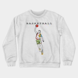 Basketball Sport Crewneck Sweatshirt